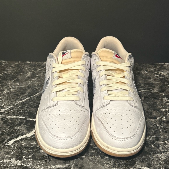 Nike Dunk Low Washed Denim Americana White/Blue FN6881-100 Men’s 11.5 VNDS - Picture 7 of 10